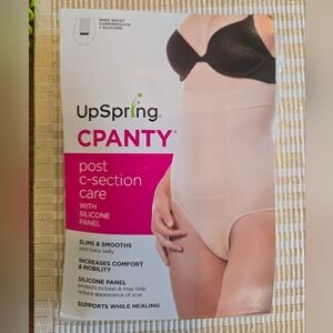 UpSpring CPANTY Post C-Section Post Baby Belly Size SM-MD Cream
